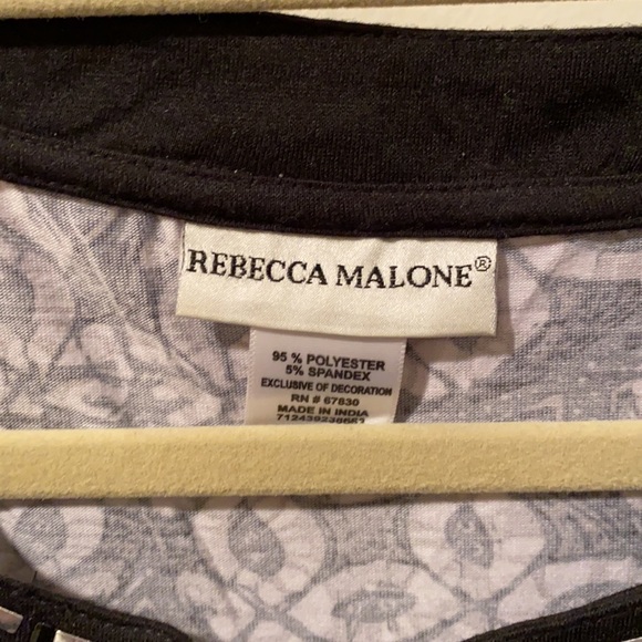 Rebecca Malone blouse large - Picture 2 of 3